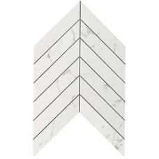 Мозаика 30.5*25 Marvel Carrara Pure Chevron Wall